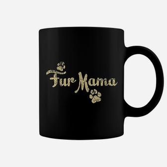 Fur Mama Cute Cat Lover Dog Mom Gift Coffee Mug - Seseable