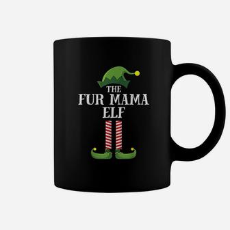 Fur Mama Elf Christmas Party Pajama Coffee Mug - Seseable