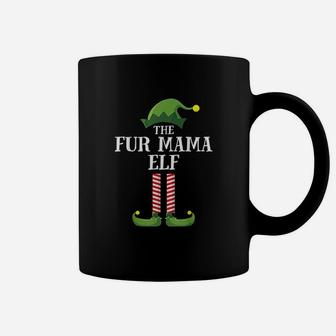 Fur Mama Elf Matching Family Group Christmas Party Pajama Coffee Mug - Seseable