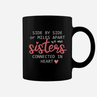 Galentines Day Girl Friend Love Sister Miles Apart Coffee Mug - Seseable