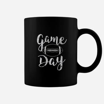 Game Day Football Cute Football Mom Coffee Mug - Seseable