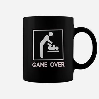 Game Over New Dad Baby Parent Coffee Mug - Seseable