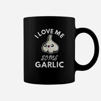 Garlic Lover I Love Me Some Garlic Funny Cute Chef Cook Food Coffee Mug - Seseable