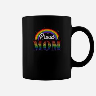 Gay Proud Mom Pride Coffee Mug - Seseable