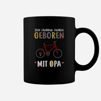 Geboren zum Fahrradfahren mit Opa Tassen für Herren, Radfahrer Motiv - Seseable
