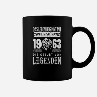 Geburt von Legenden 1963 Herren Tassen, 59. Geburtstag Retro Design - Seseable