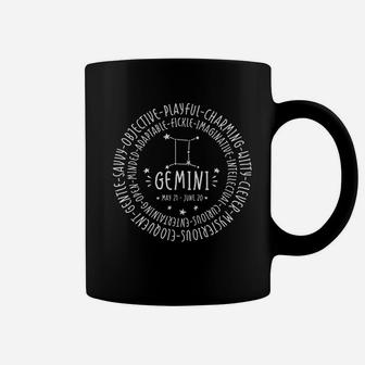 Gemini Zodiac Gemini Personality Star Sign Coffee Mug | Seseable CA