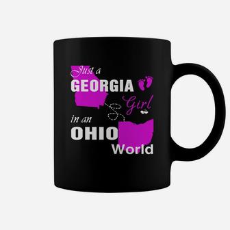Georgia Girl In Ohio Shirts Georgia Girl Tshirt,ohio Girl T-shirt,ohio Girl Tshirt,georgia Girl In Ohio Shirts,ohio Hoodie, Ohio Tshirt Coffee Mug - Seseable