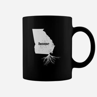 Georgia Home Roots State Map Coffee Mug - Seseable