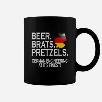 German Engineering Beer Brats Pretzels Oktoberfest T Shirt Coffee Mug - Seseable