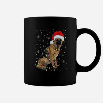 German Shepherd Christmas Santa Funny Christmas Dog Love Coffee Mug - Seseable