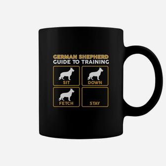 German Shepherd T-shirt Funny Guide To Training Coffee Mug - Seseable