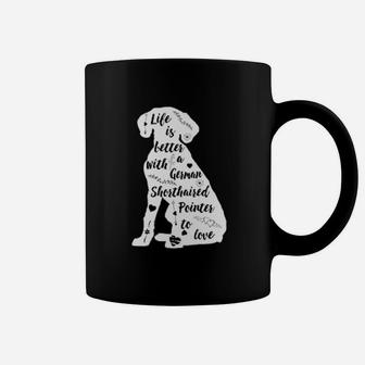 German Shorthaired Pointer Design For Gsp Dog Lovers Coffee Mug - Seseable