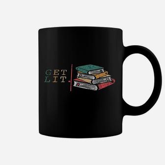Get Lit Reading Books Coffee Mug - Seseable