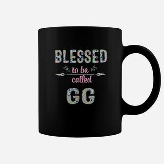 Gg Blessed To Be Called Gg Grandmother Grandma Gift Coffee Mug - Seseable