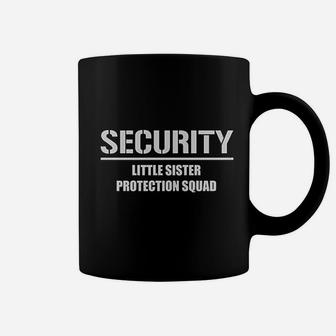 Gift For Big Brother Security For My Little Sister Kids Coffee Mug - Seseable
