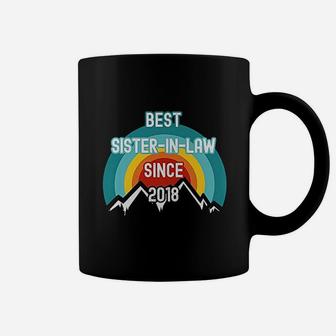 Gift For Sister In Law Best Sister In Law Since 2018 Coffee Mug - Seseable