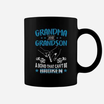 Gift Grandma And Grandson A Bond That Cant Be Broken Coffee Mug - Seseable