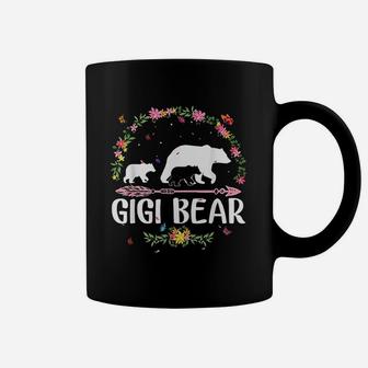 Gigi Bear Flowers Matching Family Bear Mothers Day Gift Coffee Mug - Seseable