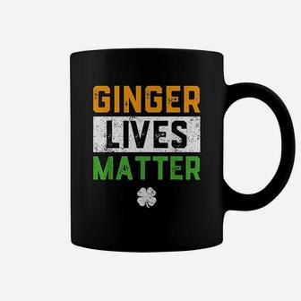 Ginger Lives Matter Funny St Patricks Day Coffee Mug - Seseable