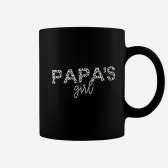 Girls Papas Girl Letters, best christmas gifts for dad Coffee Mug - Seseable