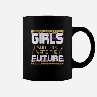 Girls Who Code Coding Girl Programmer Developer For Female Coffee Mug - Seseable