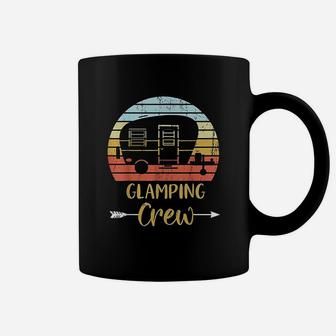 Glamping Crew Funny Matching Family Girls Camping Trip Coffee Mug - Seseable