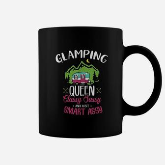 Glamping Queen Classy Sassy Smart Assy Camping Coffee Mug - Seseable
