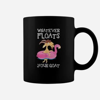 Goat Lover Gifts Whatever Floats Your Goat Coffee Mug - Seseable