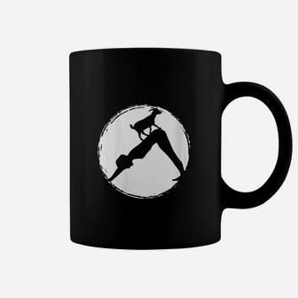 Goat Yoga Downward Dog Position Coffee Mug - Seseable