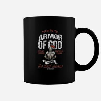 God Preacher Follower Christian Put On The Armor Of God Coffee Mug - Seseable