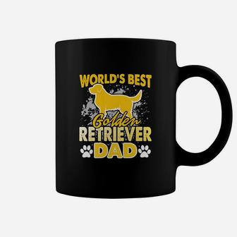 Golden Retriever Dad Fathers Day Gift Coffee Mug - Seseable
