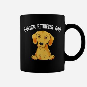 Golden Retriever Dad Gif Cute Golden Dog Lover Tee Coffee Mug - Seseable
