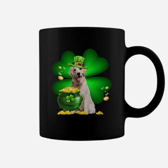 Golden Retriever Shamrock St Patricks Day Irish Great Dog Lovers Coffee Mug - Seseable