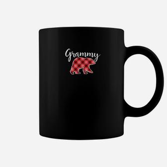 Grammy Bear Christmas Plaid Grandma Mothers Day Coffee Mug - Seseable