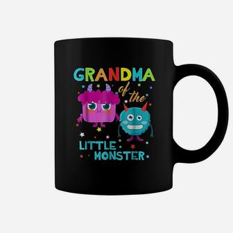 Grandma Of The Little Monster Birthday Family Monster Coffee Mug | Seseable FR
