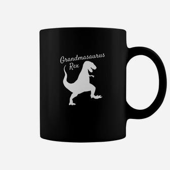 Grandma Saurus Rex Family Dinosaur Christmas Coffee Mug - Seseable