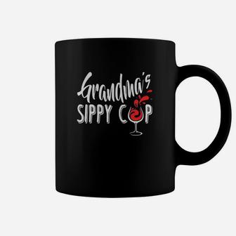 Grandma's Sippy Cup Love To Drink Wine T Coffee Mug - Seseable