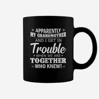 Grandmother And I Get In Trouble Coffee Mug - Seseable