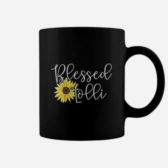 Grandmother Blessed Lolli Sunflower Coffee Mug - Seseable