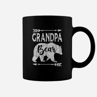 Grandpa Bear Family Papa Bear Camping Gift Coffee Mug - Seseable
