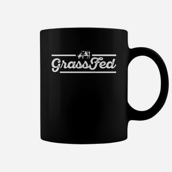 Grass Fed Cow Farmer Agriculture T-shirt Coffee Mug - Seseable