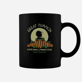 Great Pumpkin Welcome Committee Believer Since 1966 Coffee Mug - Seseable