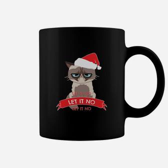 Grumpy Cat Santa Lass es Nein Festliches Tassen, Weihnachten - Seseable