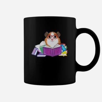 Guinea Pig Book Nerd Love Reading Glasses Funny Gift Coffee Mug - Seseable