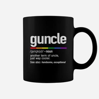Guncle, Gay Uncle Definition Shirt Coffee Mug - Seseable