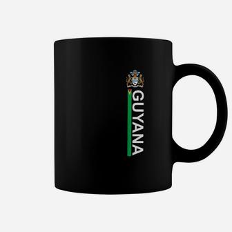 Guyana National Pride Left Side Image Sporty Coffee Mug - Seseable