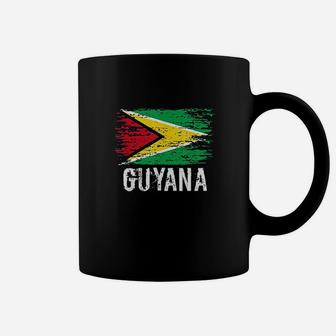 Guyanese Flag Pride Vintage Guyanese Root Gift Guyana Coffee Mug - Seseable