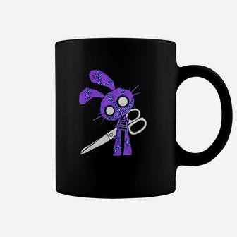 Halloween Costume Scary Bunny With Scissors Coffee Mug - Seseable