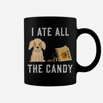 Halloween Dog Lover Funny I Ate All The Candy Coffee Mug - Seseable